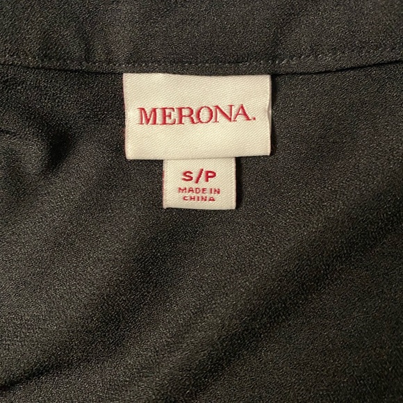 Merona Shirt Dress Black size Small - Picture 5 of 5
